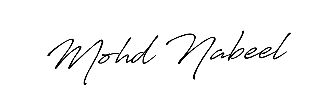Make a short Mohd Nabeel signature style. Manage your documents anywhere anytime using Antro_Vectra_Bolder. Create and add eSignatures, submit forms, share and send files easily. Mohd Nabeel signature style 7 images and pictures png