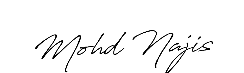 Similarly Antro_Vectra_Bolder is the best handwritten signature design. Signature creator online .You can use it as an online autograph creator for name Mohd Najis. Mohd Najis signature style 7 images and pictures png