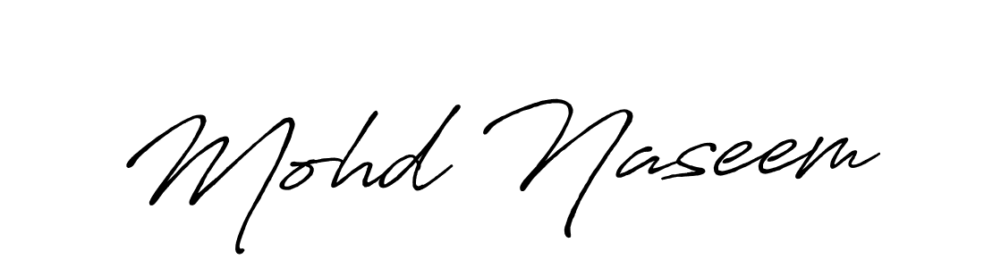 The best way (Antro_Vectra_Bolder) to make a short signature is to pick only two or three words in your name. The name Mohd Naseem include a total of six letters. For converting this name. Mohd Naseem signature style 7 images and pictures png