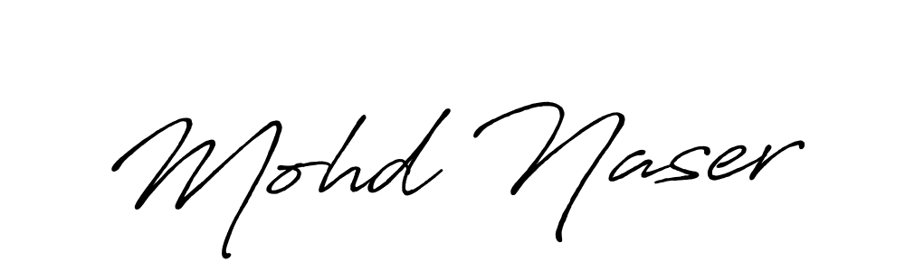 Use a signature maker to create a handwritten signature online. With this signature software, you can design (Antro_Vectra_Bolder) your own signature for name Mohd Naser. Mohd Naser signature style 7 images and pictures png