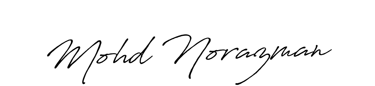 It looks lik you need a new signature style for name Mohd Norazman. Design unique handwritten (Antro_Vectra_Bolder) signature with our free signature maker in just a few clicks. Mohd Norazman signature style 7 images and pictures png