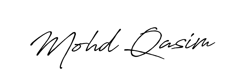 Mohd Qasim stylish signature style. Best Handwritten Sign (Antro_Vectra_Bolder) for my name. Handwritten Signature Collection Ideas for my name Mohd Qasim. Mohd Qasim signature style 7 images and pictures png