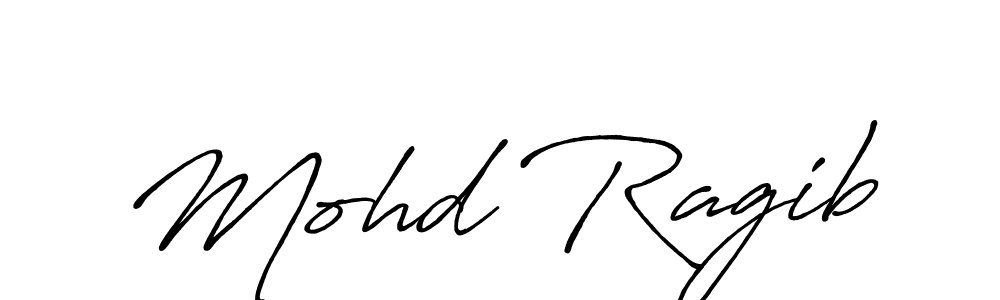 Design your own signature with our free online signature maker. With this signature software, you can create a handwritten (Antro_Vectra_Bolder) signature for name Mohd Ragib. Mohd Ragib signature style 7 images and pictures png