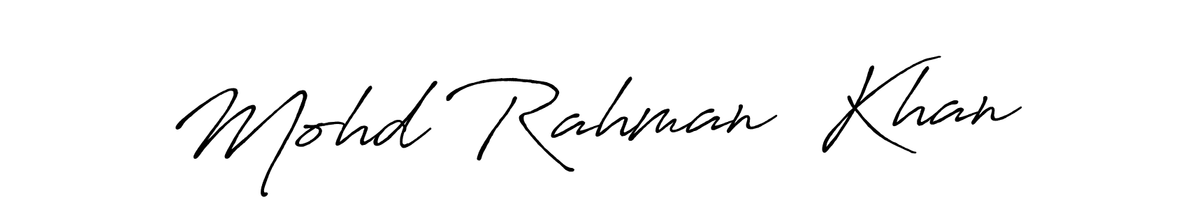 Make a beautiful signature design for name Mohd Rahman  Khan. Use this online signature maker to create a handwritten signature for free. Mohd Rahman  Khan signature style 7 images and pictures png