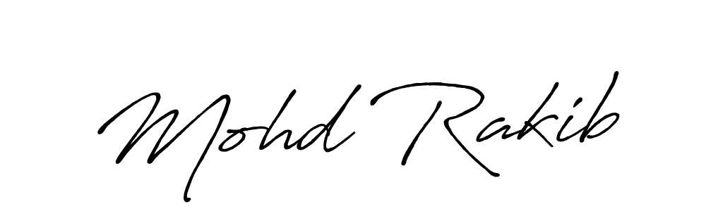 Also we have Mohd Rakib name is the best signature style. Create professional handwritten signature collection using Antro_Vectra_Bolder autograph style. Mohd Rakib signature style 7 images and pictures png