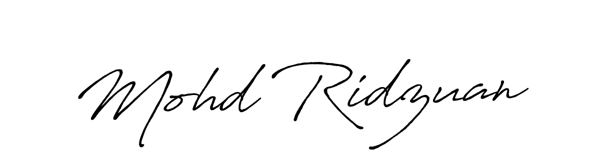 It looks lik you need a new signature style for name Mohd Ridzuan. Design unique handwritten (Antro_Vectra_Bolder) signature with our free signature maker in just a few clicks. Mohd Ridzuan signature style 7 images and pictures png