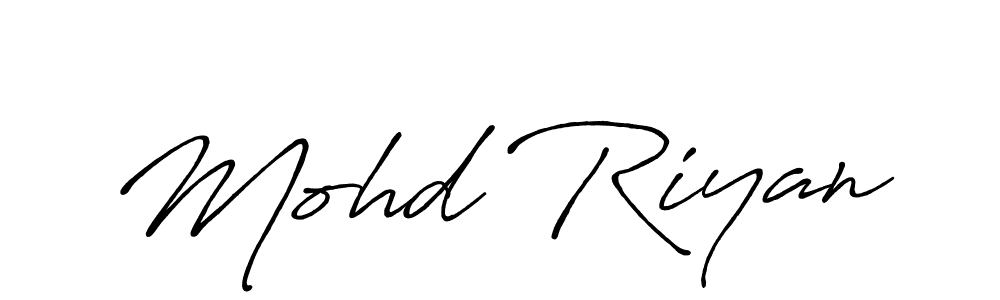 The best way (Antro_Vectra_Bolder) to make a short signature is to pick only two or three words in your name. The name Mohd Riyan include a total of six letters. For converting this name. Mohd Riyan signature style 7 images and pictures png