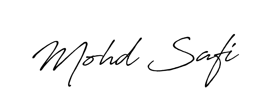 Also we have Mohd Safi name is the best signature style. Create professional handwritten signature collection using Antro_Vectra_Bolder autograph style. Mohd Safi signature style 7 images and pictures png