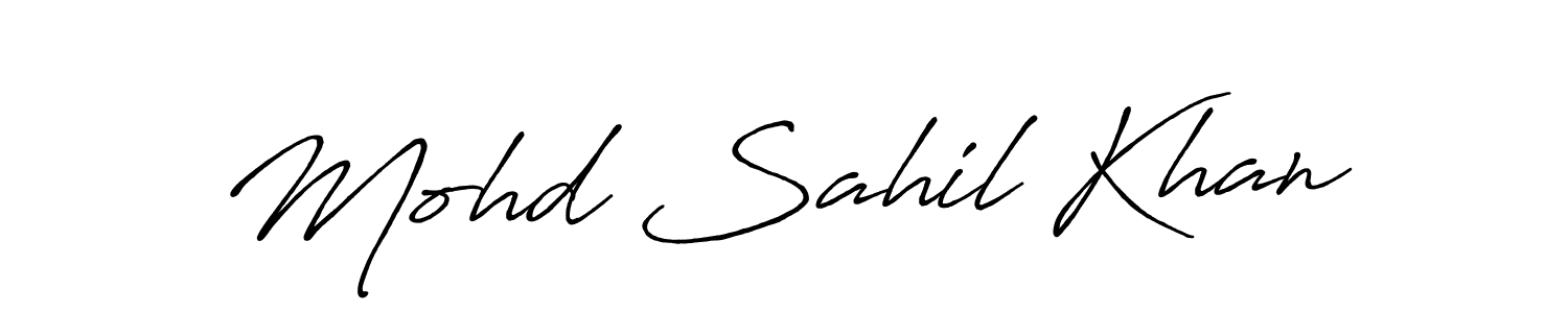 How to make Mohd Sahil Khan signature? Antro_Vectra_Bolder is a professional autograph style. Create handwritten signature for Mohd Sahil Khan name. Mohd Sahil Khan signature style 7 images and pictures png