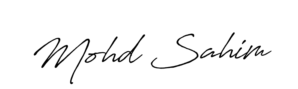 Best and Professional Signature Style for Mohd Sahim. Antro_Vectra_Bolder Best Signature Style Collection. Mohd Sahim signature style 7 images and pictures png
