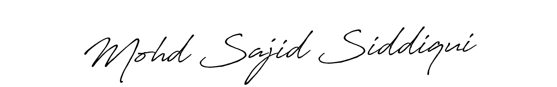 Make a short Mohd Sajid Siddiqui signature style. Manage your documents anywhere anytime using Antro_Vectra_Bolder. Create and add eSignatures, submit forms, share and send files easily. Mohd Sajid Siddiqui signature style 7 images and pictures png