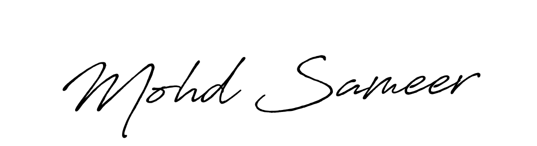 You can use this online signature creator to create a handwritten signature for the name Mohd Sameer. This is the best online autograph maker. Mohd Sameer signature style 7 images and pictures png