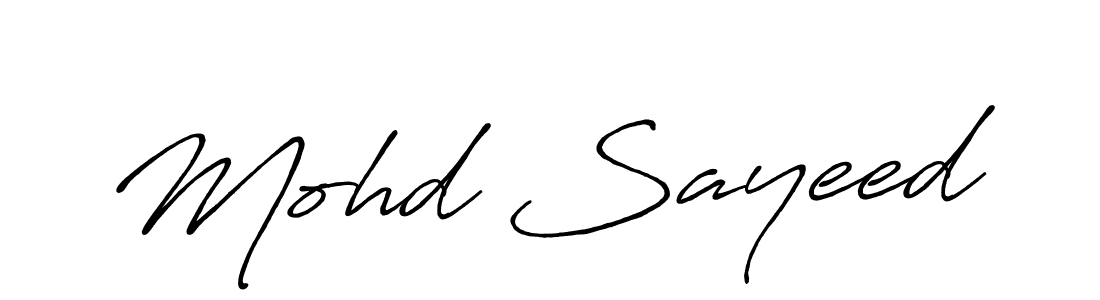 How to Draw Mohd Sayeed signature style? Antro_Vectra_Bolder is a latest design signature styles for name Mohd Sayeed. Mohd Sayeed signature style 7 images and pictures png