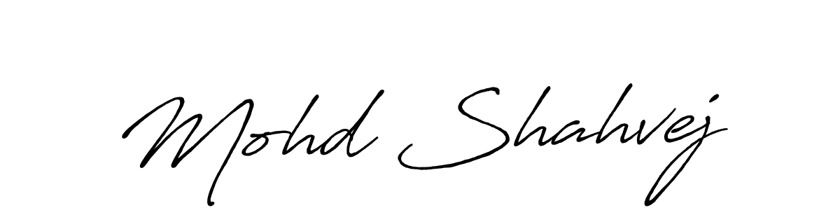 How to make Mohd Shahvej signature? Antro_Vectra_Bolder is a professional autograph style. Create handwritten signature for Mohd Shahvej name. Mohd Shahvej signature style 7 images and pictures png