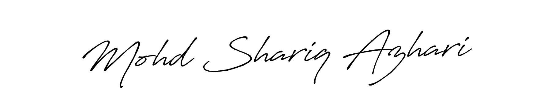 Make a short Mohd Shariq Azhari signature style. Manage your documents anywhere anytime using Antro_Vectra_Bolder. Create and add eSignatures, submit forms, share and send files easily. Mohd Shariq Azhari signature style 7 images and pictures png