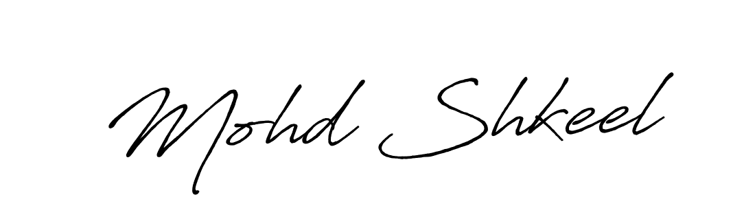 It looks lik you need a new signature style for name Mohd Shkeel. Design unique handwritten (Antro_Vectra_Bolder) signature with our free signature maker in just a few clicks. Mohd Shkeel signature style 7 images and pictures png