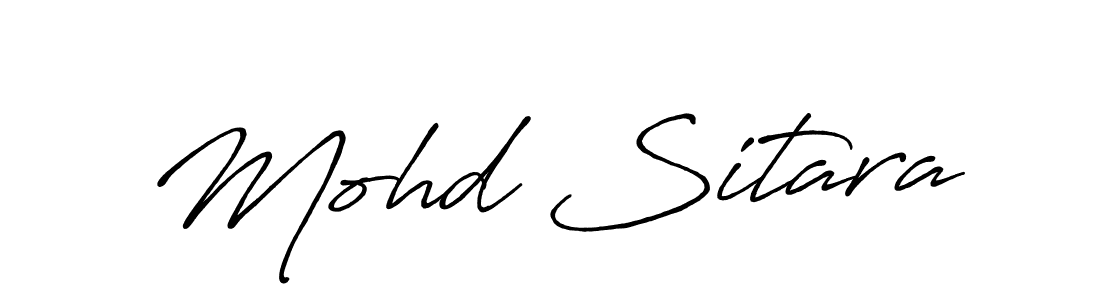 Mohd Sitara stylish signature style. Best Handwritten Sign (Antro_Vectra_Bolder) for my name. Handwritten Signature Collection Ideas for my name Mohd Sitara. Mohd Sitara signature style 7 images and pictures png
