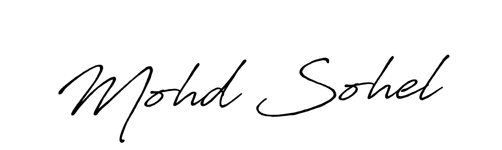 Similarly Antro_Vectra_Bolder is the best handwritten signature design. Signature creator online .You can use it as an online autograph creator for name Mohd Sohel. Mohd Sohel signature style 7 images and pictures png