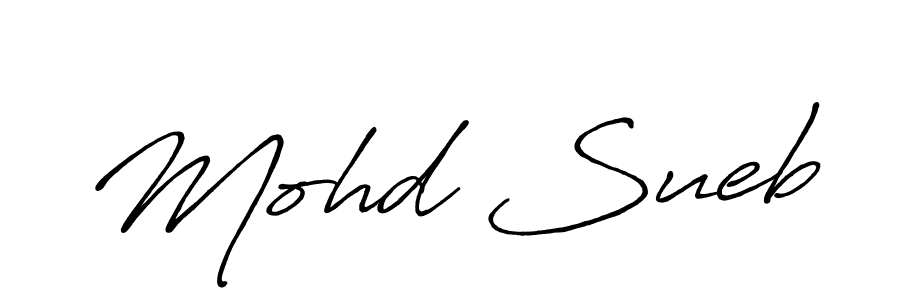 Make a beautiful signature design for name Mohd Sueb. Use this online signature maker to create a handwritten signature for free. Mohd Sueb signature style 7 images and pictures png
