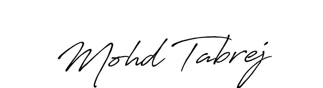 How to Draw Mohd Tabrej signature style? Antro_Vectra_Bolder is a latest design signature styles for name Mohd Tabrej. Mohd Tabrej signature style 7 images and pictures png