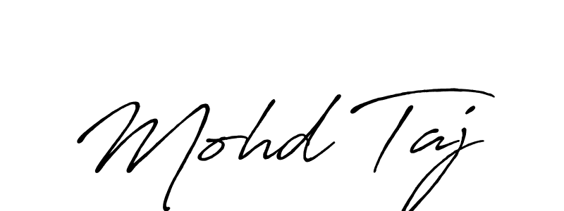 Once you've used our free online signature maker to create your best signature Antro_Vectra_Bolder style, it's time to enjoy all of the benefits that Mohd Taj name signing documents. Mohd Taj signature style 7 images and pictures png