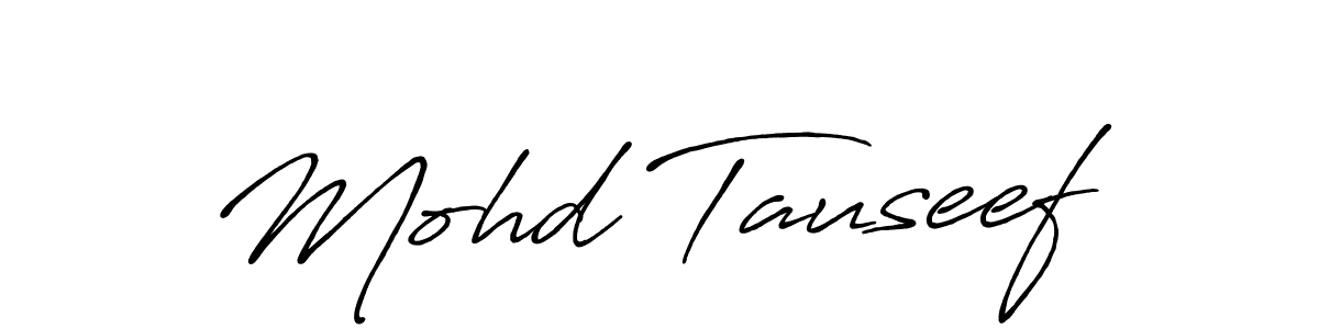 Make a beautiful signature design for name Mohd Tauseef. Use this online signature maker to create a handwritten signature for free. Mohd Tauseef signature style 7 images and pictures png