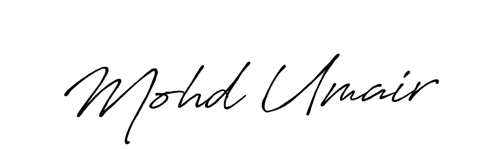 Antro_Vectra_Bolder is a professional signature style that is perfect for those who want to add a touch of class to their signature. It is also a great choice for those who want to make their signature more unique. Get Mohd Umair name to fancy signature for free. Mohd Umair signature style 7 images and pictures png