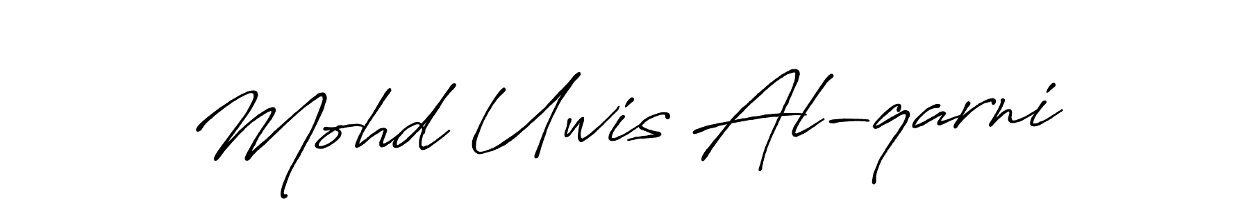 Design your own signature with our free online signature maker. With this signature software, you can create a handwritten (Antro_Vectra_Bolder) signature for name Mohd Uwis Al-qarni. Mohd Uwis Al-qarni signature style 7 images and pictures png