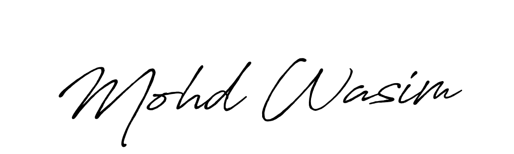 Similarly Antro_Vectra_Bolder is the best handwritten signature design. Signature creator online .You can use it as an online autograph creator for name Mohd Wasim. Mohd Wasim signature style 7 images and pictures png