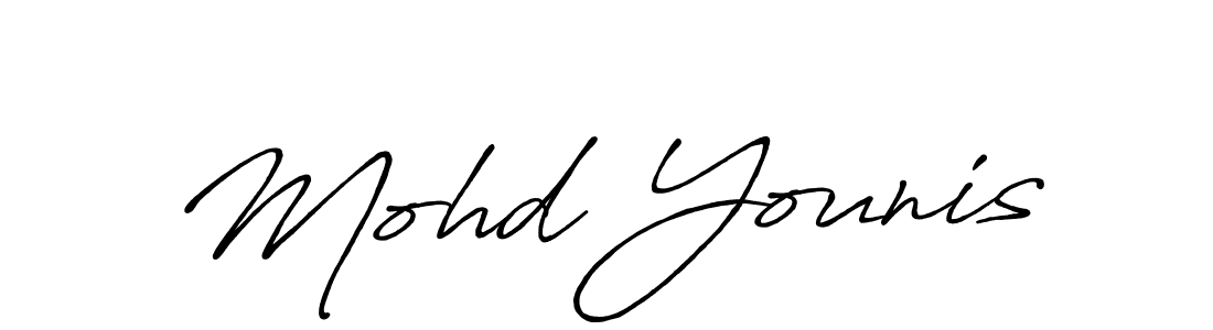 You should practise on your own different ways (Antro_Vectra_Bolder) to write your name (Mohd Younis) in signature. don't let someone else do it for you. Mohd Younis signature style 7 images and pictures png