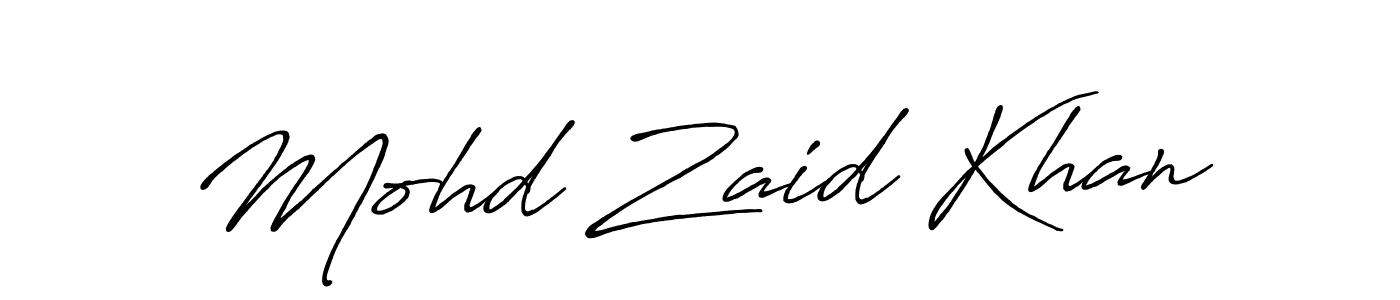 Similarly Antro_Vectra_Bolder is the best handwritten signature design. Signature creator online .You can use it as an online autograph creator for name Mohd Zaid Khan. Mohd Zaid Khan signature style 7 images and pictures png