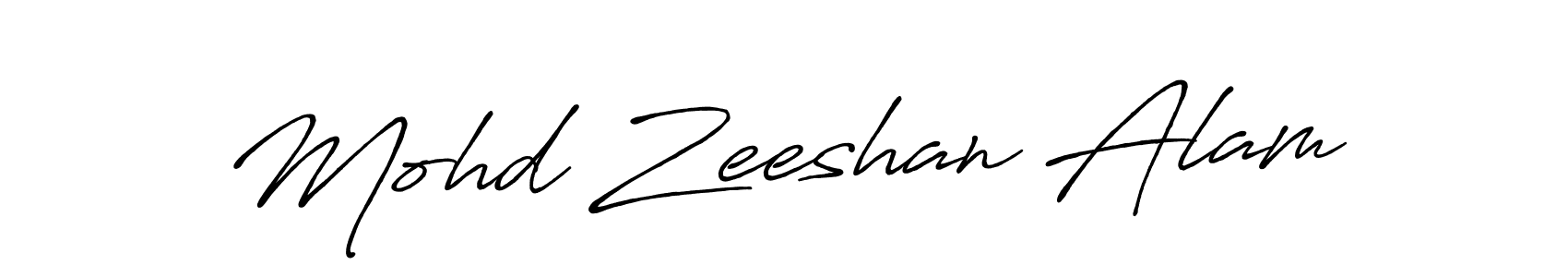 Also we have Mohd Zeeshan Alam name is the best signature style. Create professional handwritten signature collection using Antro_Vectra_Bolder autograph style. Mohd Zeeshan Alam signature style 7 images and pictures png