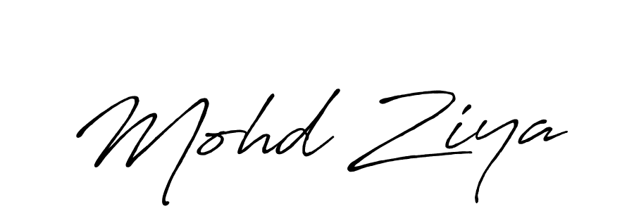 The best way (Antro_Vectra_Bolder) to make a short signature is to pick only two or three words in your name. The name Mohd Ziya include a total of six letters. For converting this name. Mohd Ziya signature style 7 images and pictures png