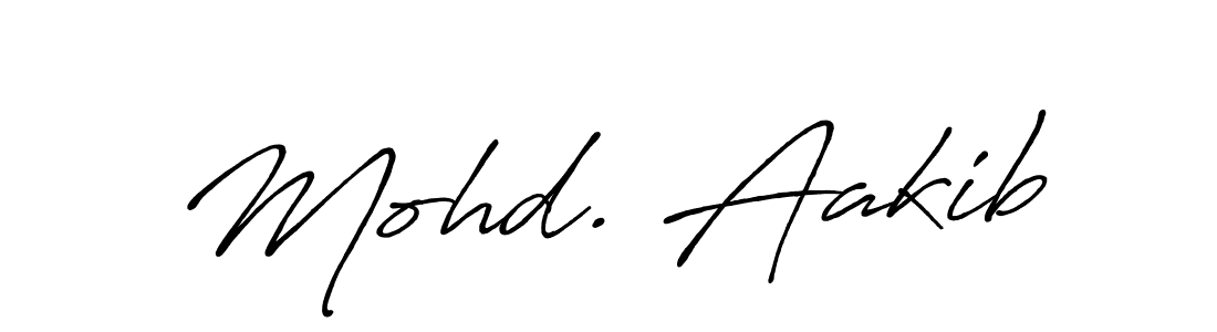 Also You can easily find your signature by using the search form. We will create Mohd. Aakib name handwritten signature images for you free of cost using Antro_Vectra_Bolder sign style. Mohd. Aakib signature style 7 images and pictures png