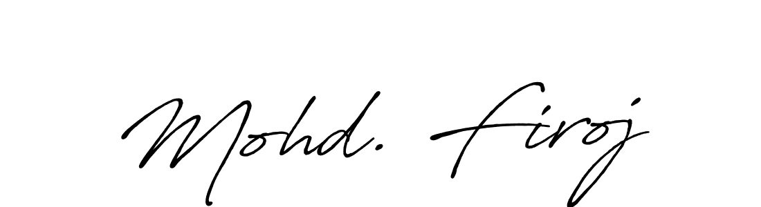 Make a beautiful signature design for name Mohd. Firoj. Use this online signature maker to create a handwritten signature for free. Mohd. Firoj signature style 7 images and pictures png