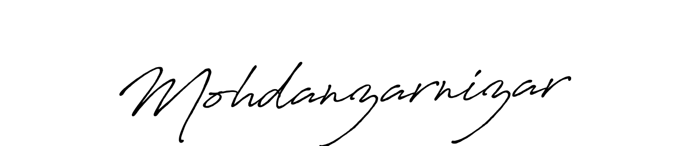 Mohdanzarnizar stylish signature style. Best Handwritten Sign (Antro_Vectra_Bolder) for my name. Handwritten Signature Collection Ideas for my name Mohdanzarnizar. Mohdanzarnizar signature style 7 images and pictures png