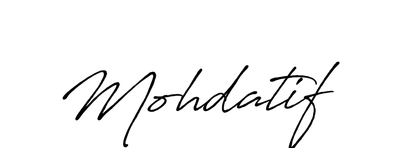 Also we have Mohdatif name is the best signature style. Create professional handwritten signature collection using Antro_Vectra_Bolder autograph style. Mohdatif signature style 7 images and pictures png