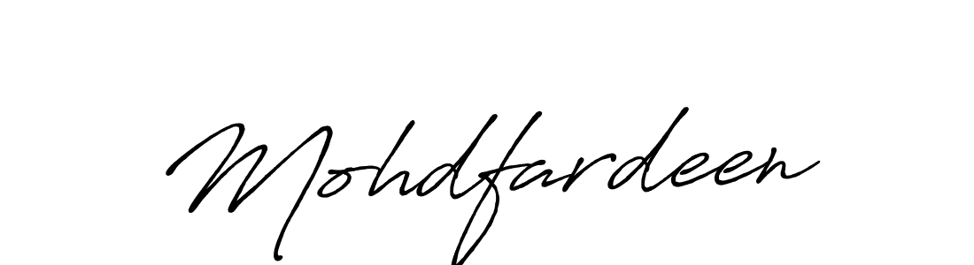 Design your own signature with our free online signature maker. With this signature software, you can create a handwritten (Antro_Vectra_Bolder) signature for name Mohdfardeen. Mohdfardeen signature style 7 images and pictures png