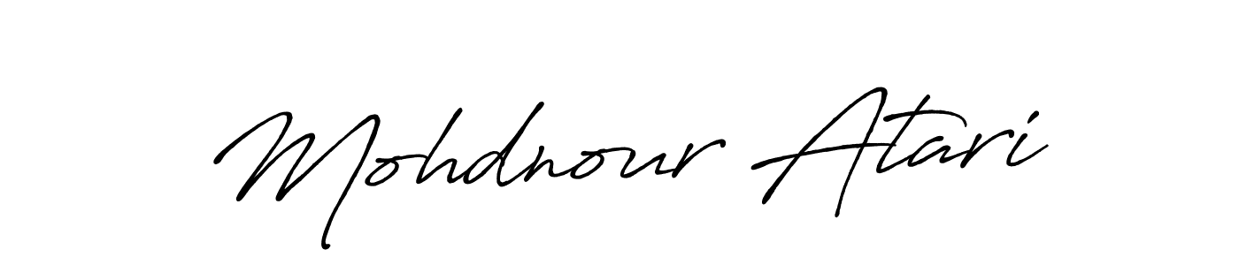 The best way (Antro_Vectra_Bolder) to make a short signature is to pick only two or three words in your name. The name Mohdnour Atari include a total of six letters. For converting this name. Mohdnour Atari signature style 7 images and pictures png