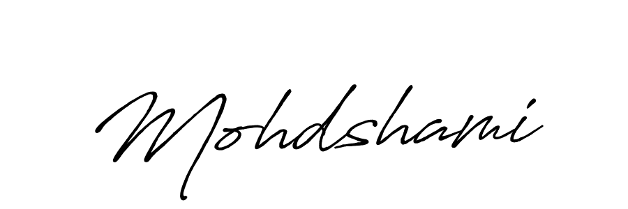 Design your own signature with our free online signature maker. With this signature software, you can create a handwritten (Antro_Vectra_Bolder) signature for name Mohdshami. Mohdshami signature style 7 images and pictures png