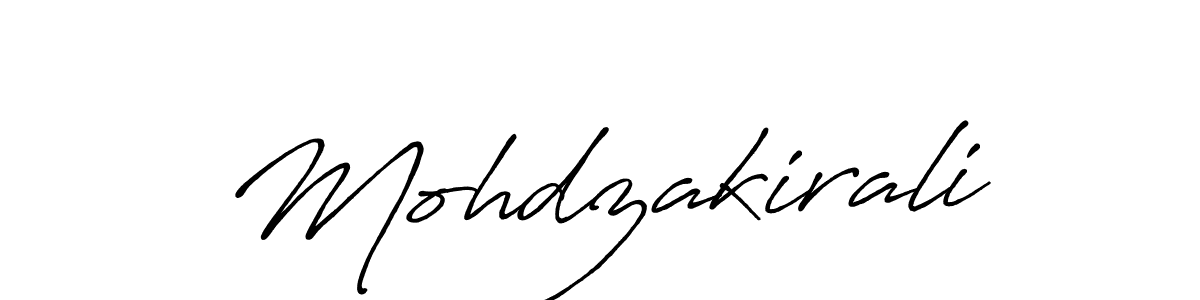 Also we have Mohdzakirali name is the best signature style. Create professional handwritten signature collection using Antro_Vectra_Bolder autograph style. Mohdzakirali signature style 7 images and pictures png
