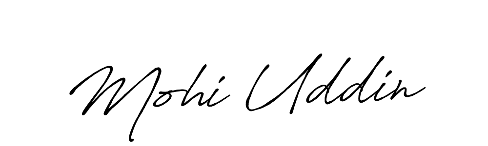 Make a beautiful signature design for name Mohi Uddin. Use this online signature maker to create a handwritten signature for free. Mohi Uddin signature style 7 images and pictures png