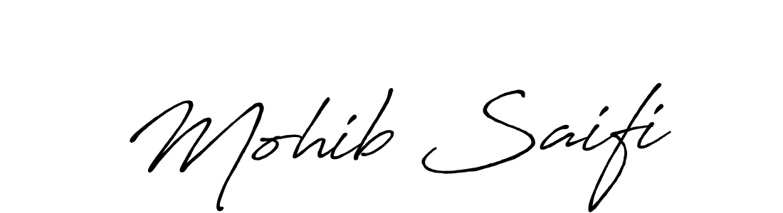 Antro_Vectra_Bolder is a professional signature style that is perfect for those who want to add a touch of class to their signature. It is also a great choice for those who want to make their signature more unique. Get Mohib Saifi name to fancy signature for free. Mohib Saifi signature style 7 images and pictures png