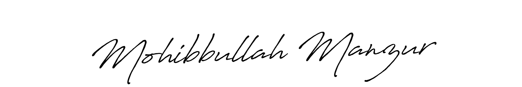 Also You can easily find your signature by using the search form. We will create Mohibbullah Manzur name handwritten signature images for you free of cost using Antro_Vectra_Bolder sign style. Mohibbullah Manzur signature style 7 images and pictures png