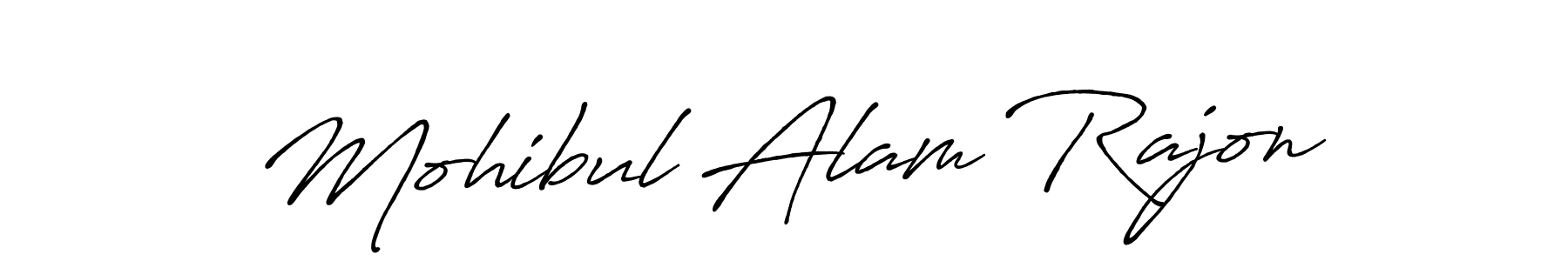 Make a beautiful signature design for name Mohibul Alam Rajon. With this signature (Antro_Vectra_Bolder) style, you can create a handwritten signature for free. Mohibul Alam Rajon signature style 7 images and pictures png