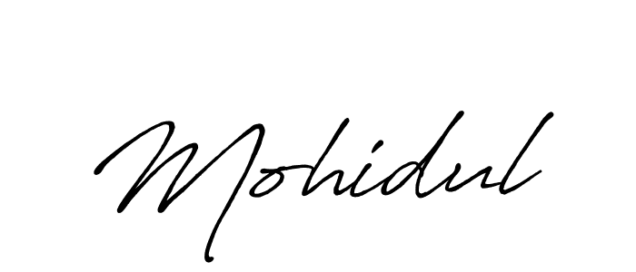 Mohidul stylish signature style. Best Handwritten Sign (Antro_Vectra_Bolder) for my name. Handwritten Signature Collection Ideas for my name Mohidul. Mohidul signature style 7 images and pictures png