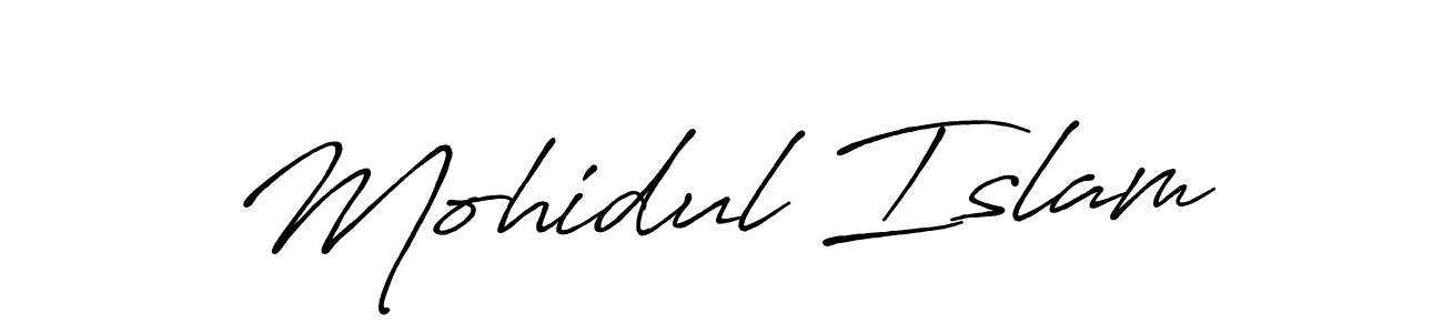 How to make Mohidul Islam signature? Antro_Vectra_Bolder is a professional autograph style. Create handwritten signature for Mohidul Islam name. Mohidul Islam signature style 7 images and pictures png