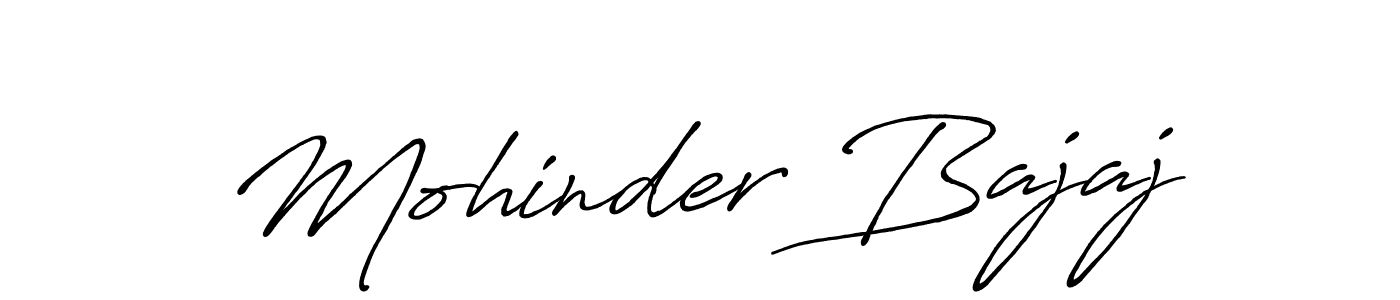 Also You can easily find your signature by using the search form. We will create Mohinder Bajaj name handwritten signature images for you free of cost using Antro_Vectra_Bolder sign style. Mohinder Bajaj signature style 7 images and pictures png