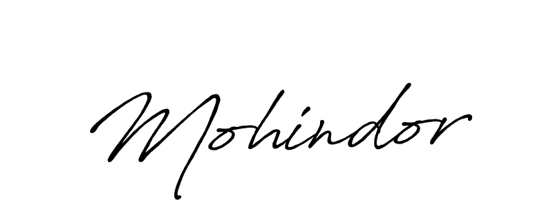 Make a beautiful signature design for name Mohindor. With this signature (Antro_Vectra_Bolder) style, you can create a handwritten signature for free. Mohindor signature style 7 images and pictures png