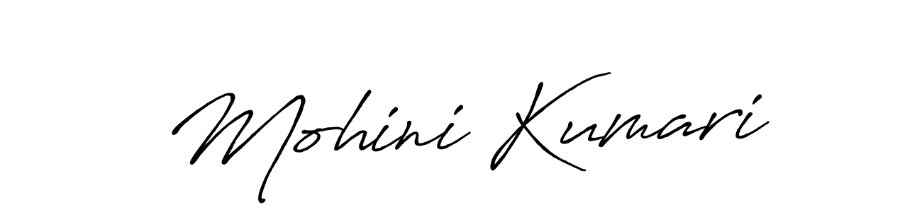 Use a signature maker to create a handwritten signature online. With this signature software, you can design (Antro_Vectra_Bolder) your own signature for name Mohini Kumari. Mohini Kumari signature style 7 images and pictures png
